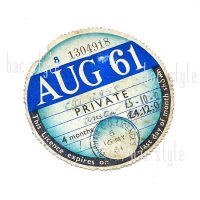 1961ǯ AUSTIN/ TAX DISC åǥAUG