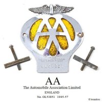 ORIGINAL AA CAR BADGE/ʪ ꥸʥ AAХå ʪ OL53851 (1945-1957) ꥸʥեƥ°