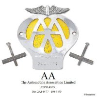 ORIGINAL AA CAR BADGE/ʪ ꥸʥ AAХå ʪ 2A84477 (1957-1959) ꥸʥեƥ°