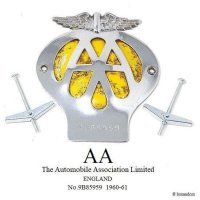 ORIGINAL AA CAR BADGE/ʪ ꥸʥ AA Хå 9B85959 (1960-1961) եƥ°