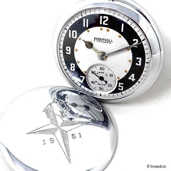 1951 INGERSOLL TRIUMPH FESTIVAL OF BRITAIN POCKET WATCH/1951