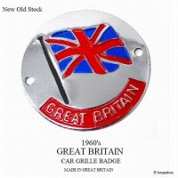 NOS 1960's GREAT BRITAIN CAR GRILLE BADGE/ѹ ˥󥸥å Хå ǥåɥȥå եƥ