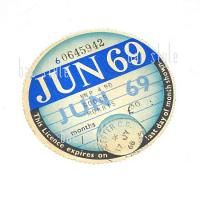 1969ǯ MORRIS/⡼ꥹ TAX DISC åǥJUN