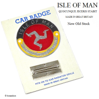 NOS 1960's ISLE OF MAN CAR BADGE/ޥ  Хå ǥåɥȥå ꥸʥѥå̤