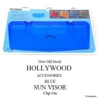 NOS HOLLYWOOD ACCESSORIES CLIP-ON SUN VISOR BLUE/åץ Х ֥롼 ǥåɥȥå ꥸʥPAC