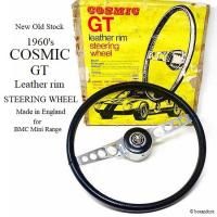 NOS 1960's COSMIC GT LETHER RIM STEERING WHEEL for Mini/ߥå GT 쥶 ƥ ߥѥܥ顼 BOX ǥåɥȥå