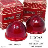 NOS LUCAS L594 GLASS LENS RED SET/롼 ѡ 饹 å å ǥåɥȥå 
