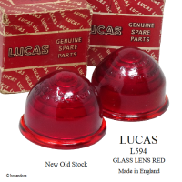 NOS LUCAS L594 GLASS LENS RED SET/롼 ѡ 饹 å å ǥåɥȥå 