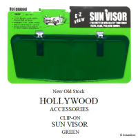 NOS HOLLYWOOD ACCESSORIES CLIP-ON SUN VISOR GREEN/����åץ��� ����Х����� ���꡼�� �ǥåɥ��ȥå� ���ꥸ�ʥ�PAC
