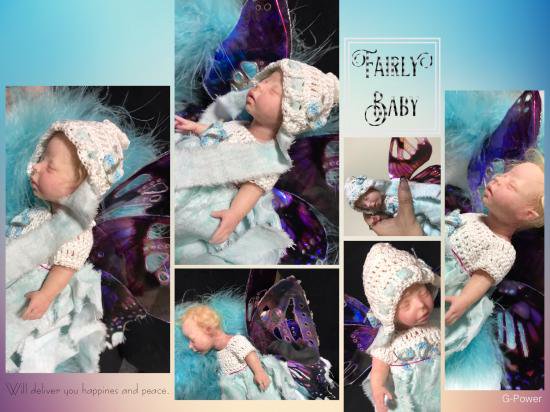 妖精の女の子☆ フルシリコン ミニチュアベビー 17.5cm - リボーンドール・シリコンベビーの通販ショップ｜リボーンベビーハウス