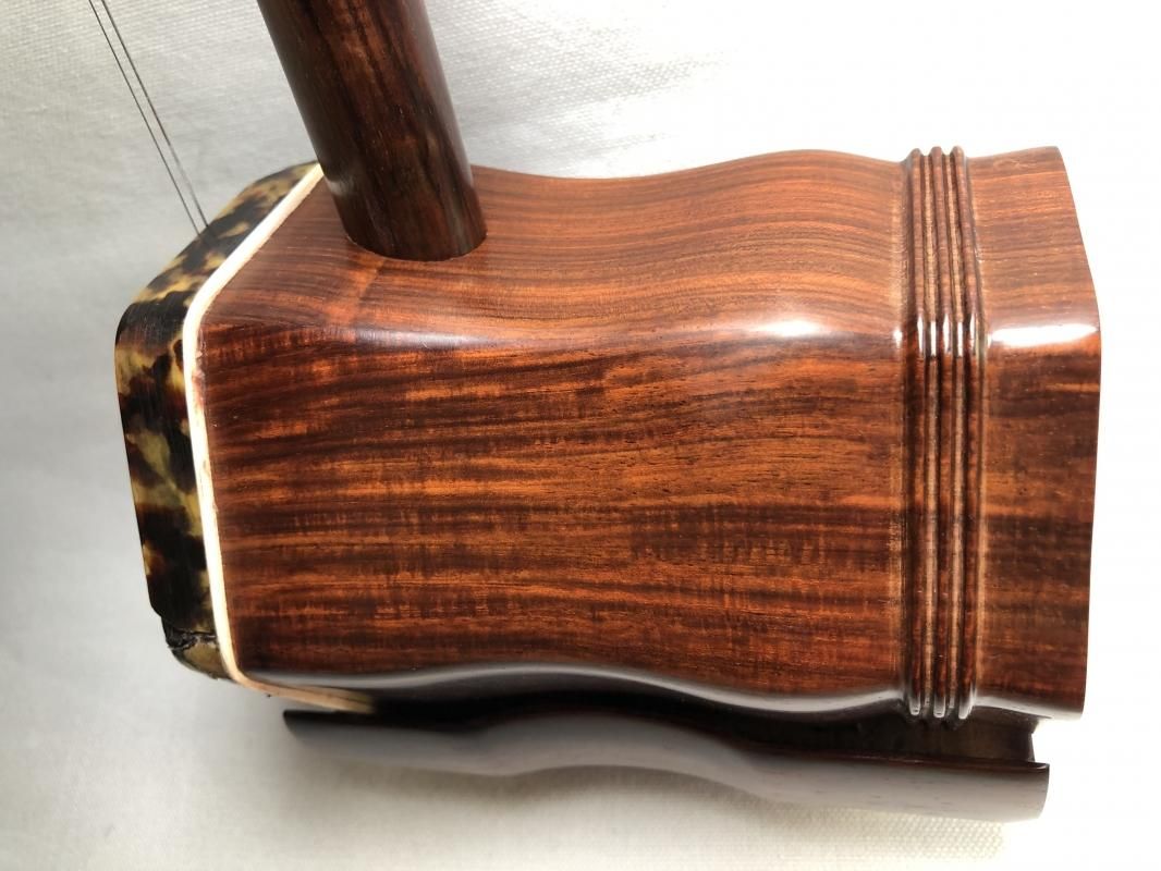 明清老紅木二胡 素心旧料極品珍蔵 N-HLK60-0303 （試聴可） - 二胡の