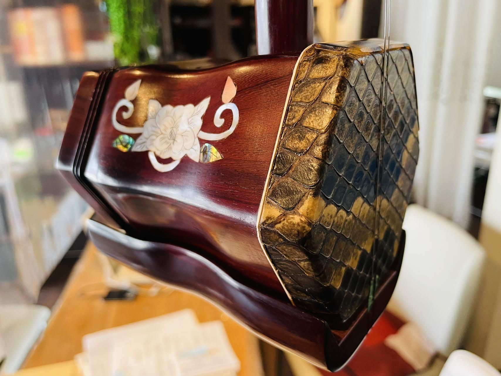 中古螺鈿紫檀二胡 双面 ON-STR330-0101 （試聴可） - 二胡の通販