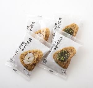 京漬物の入った京都米の焼おにぎり4個セット 柚子大根漬 みぶ菜漬 京風お好み焼 冷凍 販売通販サイト 京都どんぐりオンラインショップ