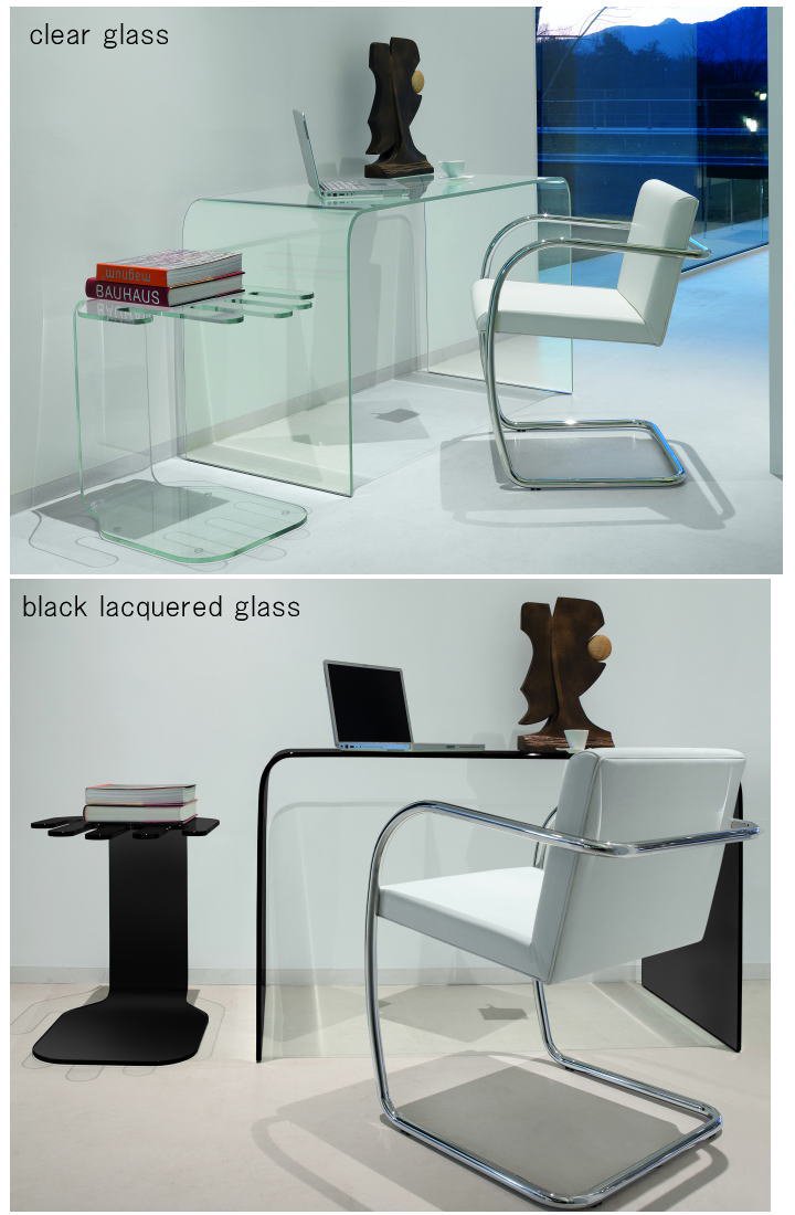 President Glass Desk / プレジデント ガラスデスク- ミッド 