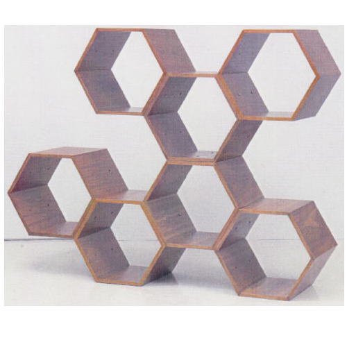 Hex Shelf Solid Walnut / 六角シェルフ ウォールナット無垢材 -  ミッドセンチュリーのデザイナーズ家具｜ギャレットインテリア＠中目黒