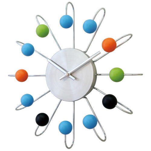 George Nerson Atomic-Ball-Clock Multi Color / ジョージネルソン 