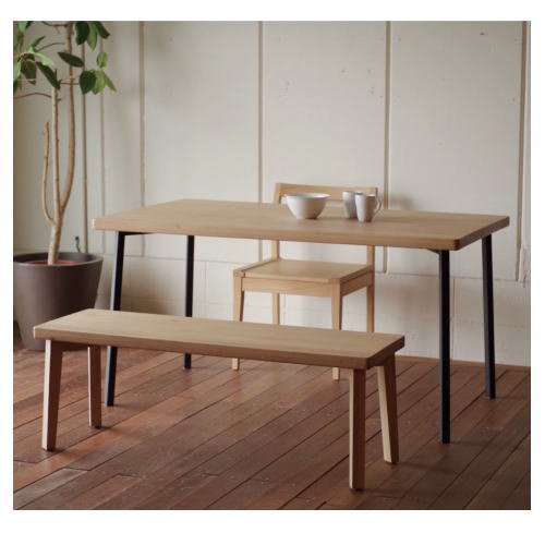 EGRET DINING-TABLE A IRON / イーグレット ダイニングテーブルA アイアンレッグ：  ミッドセンチュリーのデザイナーズ家具｜ギャレットインテリア＠中目黒