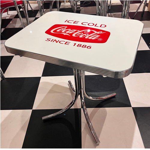 Coca-Cola American Diner-S-table / コカ・コーラ アメリカン ダイナーSテーブル　-　デザイナーズ家具  ミッドセンチュリーのデザイナーズ家具｜ギャレットインテリア＠中目黒｜ペニージャパン/PennyJapan