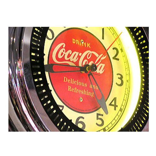 MOTION NEON CLOCK Coca-Cola DRINK / ネオンクロック コカ・コーラ 