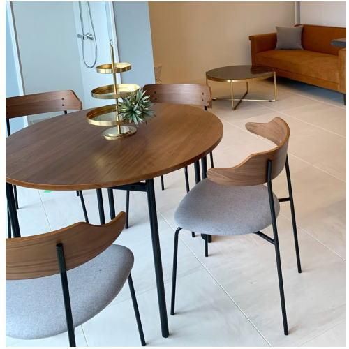 カペルⅢ ダイニングチェア 板座 ウォールナット ダイニング