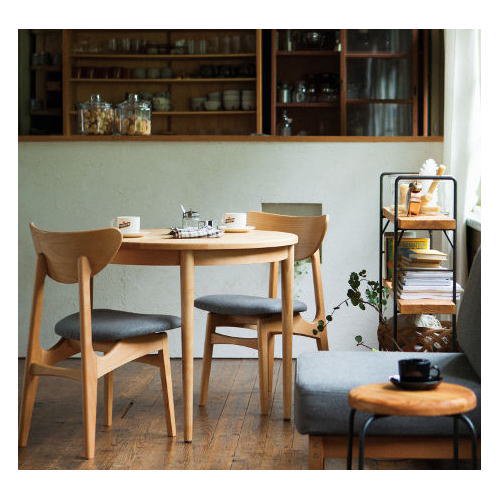 Karl dining round 84 table / カール 84ラウンド テーブル - デザイナーズ家具  ミッドセンチュリーのデザイナーズ家具｜ギャレットインテリア＠中目黒