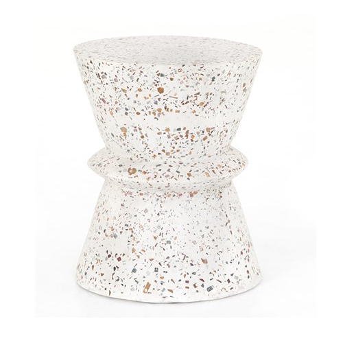 Lina end table White Terrazzo / リナ エンドテーブル ホワイト