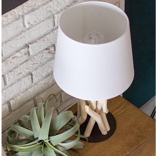 Drift wood table-Lamp round / ドリフトウッドテーブルランプ