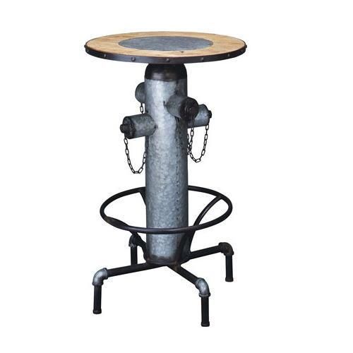 アメリカン消火栓風レトロ調パイプハイスタンドテーブル アメリカン消火栓風レトロ調パイプハイスタンドテーブル アメリカン