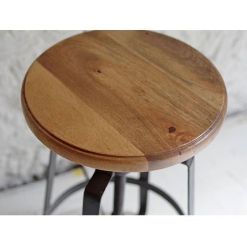 LIFE FURNITURE SL IRON HIGH STOOL / ライフファニチャー SL