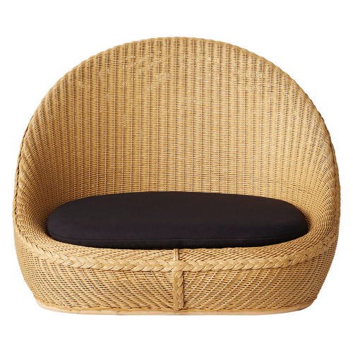 wicker floor chair