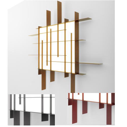 Mondrian Wall lamp / モンドリアンウォールランプ 【METALARTE/メタル