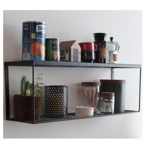 wood iron shelf 620*600*180〈サンドカラー〉 SALE20％off【即納＆送料無料】wood iron shelf 730*600*180
