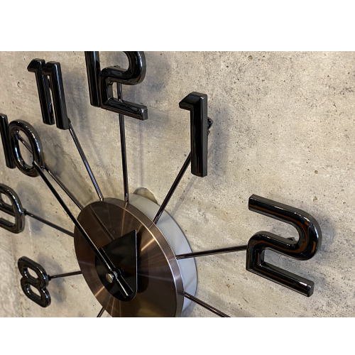 George Nerson Ferris Wall Clock Brown / ジョージネルソン フェリスウォールクロック ブラウン -  ミッドセンチュリーのデザイナーズ家具｜ギャレットインテリア＠中目黒