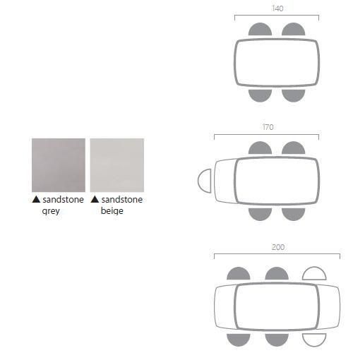 Petra（ペトラ） コンクリート調サイドテーブル グレー 【通販