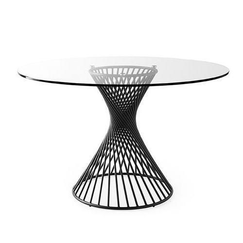 VORTEX ROUND TABLE GLASS TOP / ヴォルテックスラウンドテーブル ガラス天板 【カリガリス/Calligaris】 -  デザイナーズ家具 ミッドセンチュリーのデザイナーズ家具｜ギャレットインテリア＠中目黒