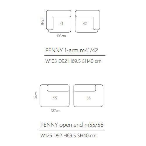 PENNY SOFA / ペニーソファー - デザイナーズ家具 ミッド