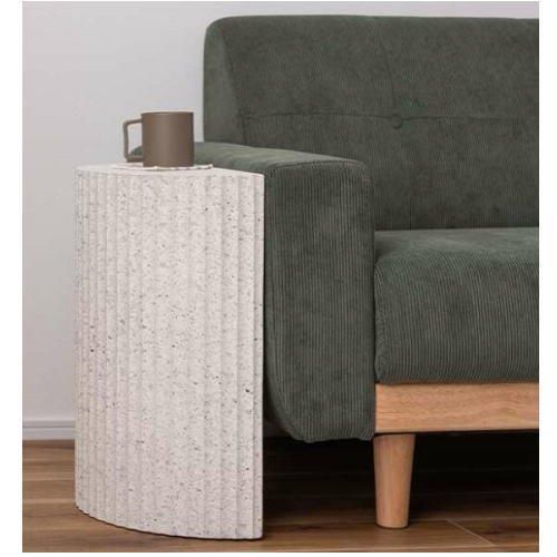 TRAD HALF MOON SIDE TABLE / トラッドハーフムーンサイド
