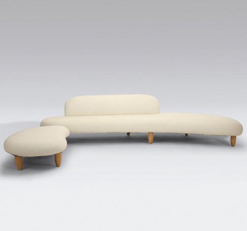 IsamuNoguchi Freeform Sofa+Ottoman / イサムノグチ フリーフォームソファー+オットマン - Garret  Interior