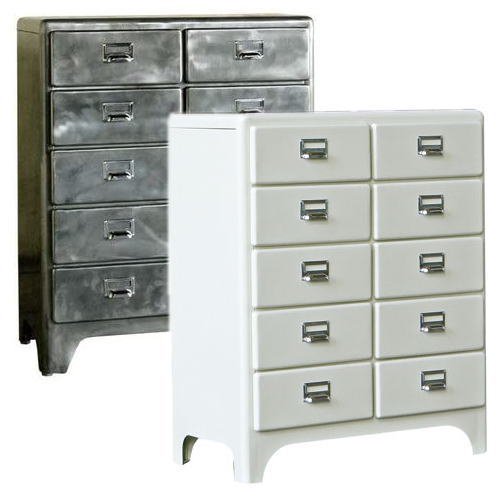 2 columns by 5 drawers chest / 2コラム5ドロアチェスト - デザイナーズ家具  ミッドセンチュリーのデザイナーズ家具｜ギャレットインテリア＠中目黒