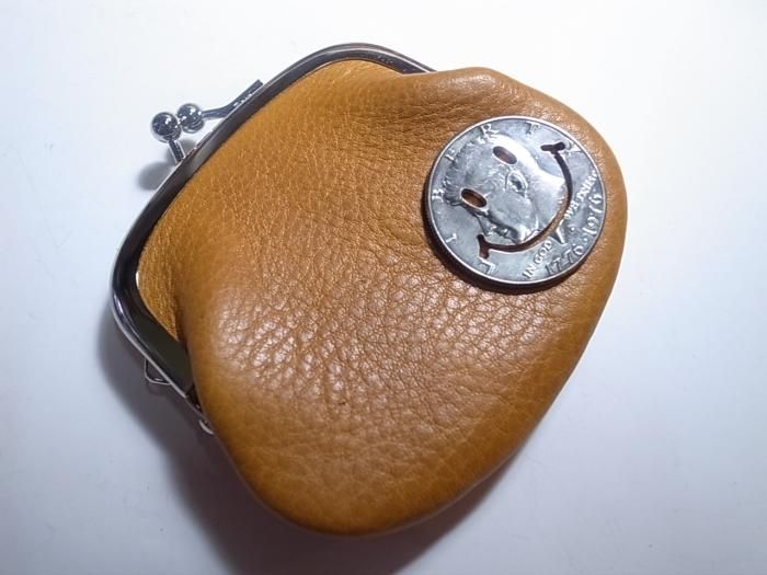 スマイルがま口 - TRAFFIC LEATHER WORKS