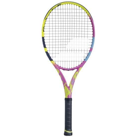 【スペック計測済】PURE AERO RAFA(ピュア アエロ ラファ) 100平方inch 平均290g【国内正規品】【BABOLAT(バボラ)】  - ソフトテニス・硬式テニス・バドミントン・卓球・ラケット計測・カスタムフィット・シューズフィッティング・通販｜起己スポーツ 