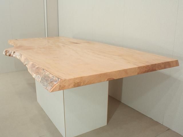 【70cm×33cm】無垢板　栃　2枚（6-1 6-2） 栃 二枚ハギ | 長さ-2000 幅-780〜1000 厚さ-48 | エコウレタン