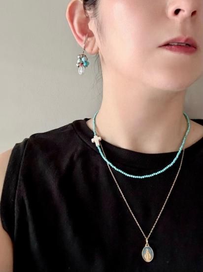 マイクラ 人気アイテム 奇跡のメダイユ+ビーズネックレス2本セット - LIFE SARTORIA アクセサリー