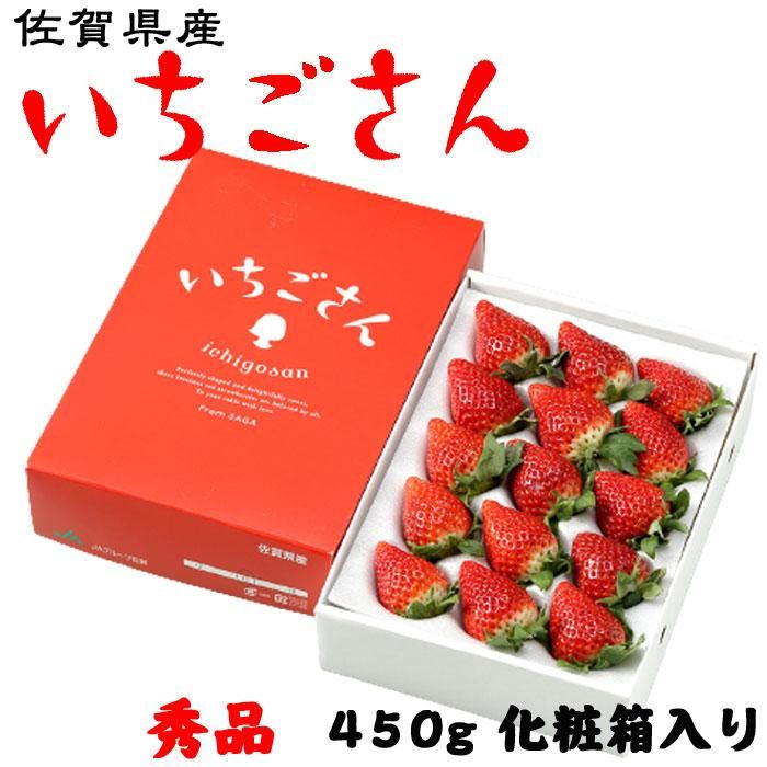 いちごさん 秀品 大粒 12粒 18粒 500g 化粧箱入り 佐賀県産 Ja佐賀 白石地区 苺 イチゴ はちやフルーツ