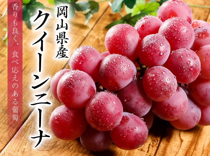 ぶどう クイーンニーナ 青秀 600g×1房 岡山県産 ＪＡおかやま 葡萄