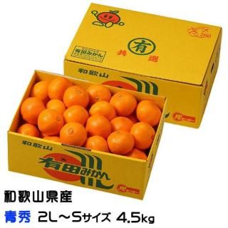 <img class='new_mark_img1' src='https://img.shop-pro.jp/img/new/icons1.gif' style='border:none;display:inline;margin:0px;padding:0px;width:auto;' />みかん 有田みかん 青秀 2L〜Sサイズ 4.5kg ★ 和歌山県産 JAありだ 【10月中旬より順次発送】