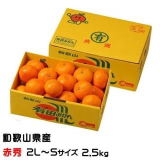 <img class='new_mark_img1' src='https://img.shop-pro.jp/img/new/icons1.gif' style='border:none;display:inline;margin:0px;padding:0px;width:auto;' />みかん 有田みかん 赤秀 2L〜Sサイズ 2.5kg 和歌山県産 JAありだ 【10月中旬より順次発送】