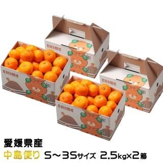 <img class='new_mark_img1' src='https://img.shop-pro.jp/img/new/icons1.gif' style='border:none;display:inline;margin:0px;padding:0px;width:auto;' />みかん 極旨小玉みかん 2.5kg×2箱 中島便り S〜3Sサイズ 糖度12度以上 愛媛県産 ミカン 蜜柑 【11月上旬より順次発送】