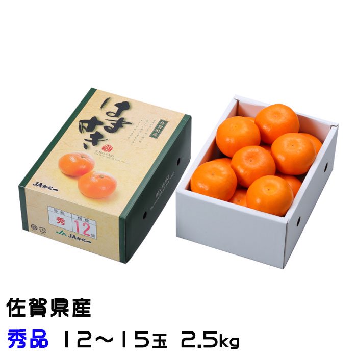 みかん はまさき 秀品 2.5kg 12～15玉 佐賀県産 JAからつ 【1月下旬