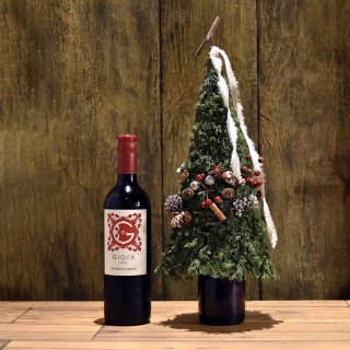 ※送料無料※クリスマスツリーとワインのセット/フォレストギフト ＊ROSSO DI GIOIA